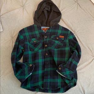 Kids hooded flannel 3T